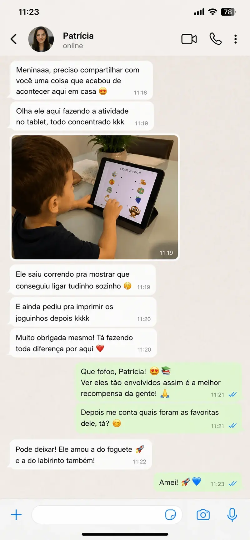 Print de feedback de cliente 4